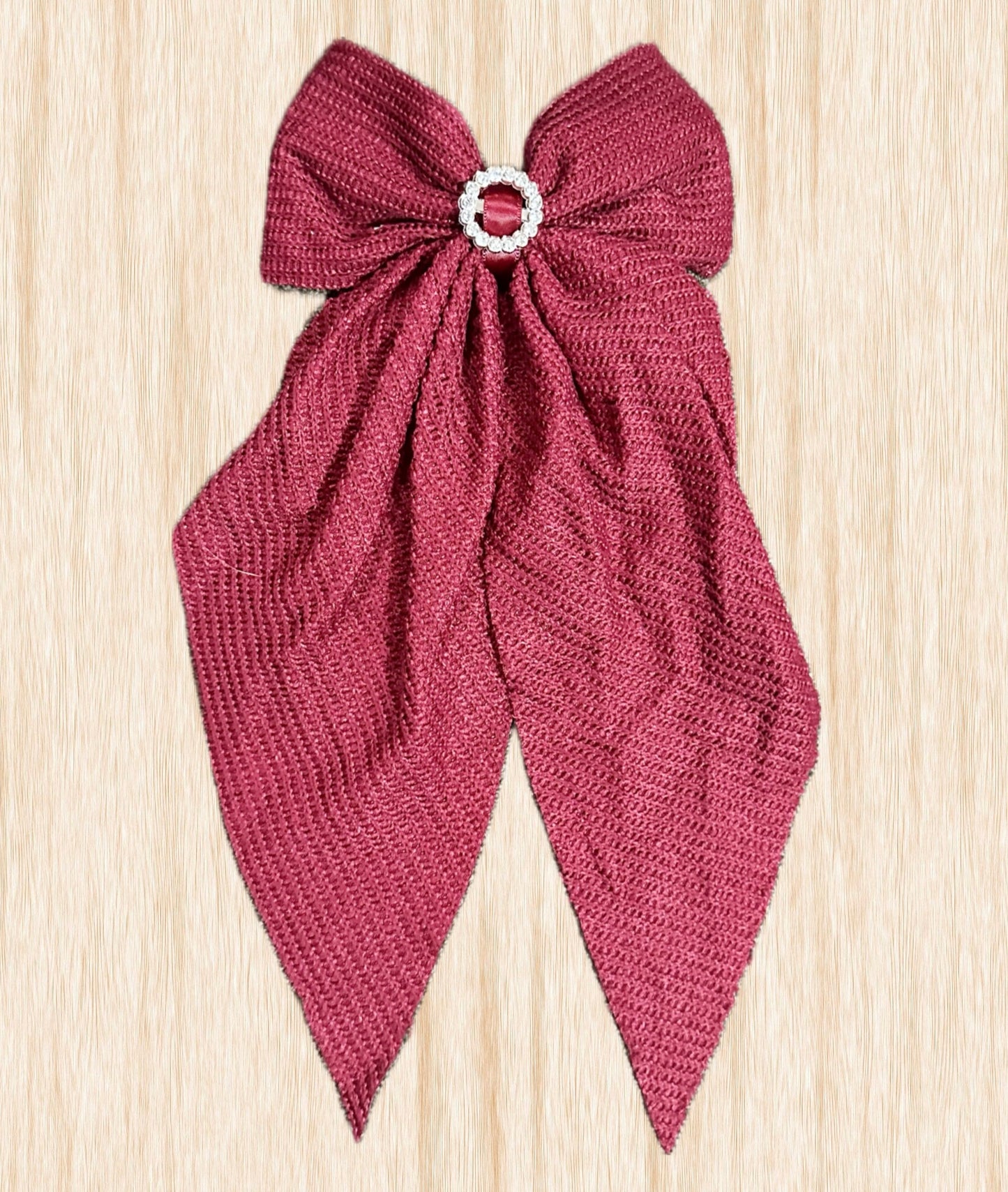 Christmas red Hair Bow