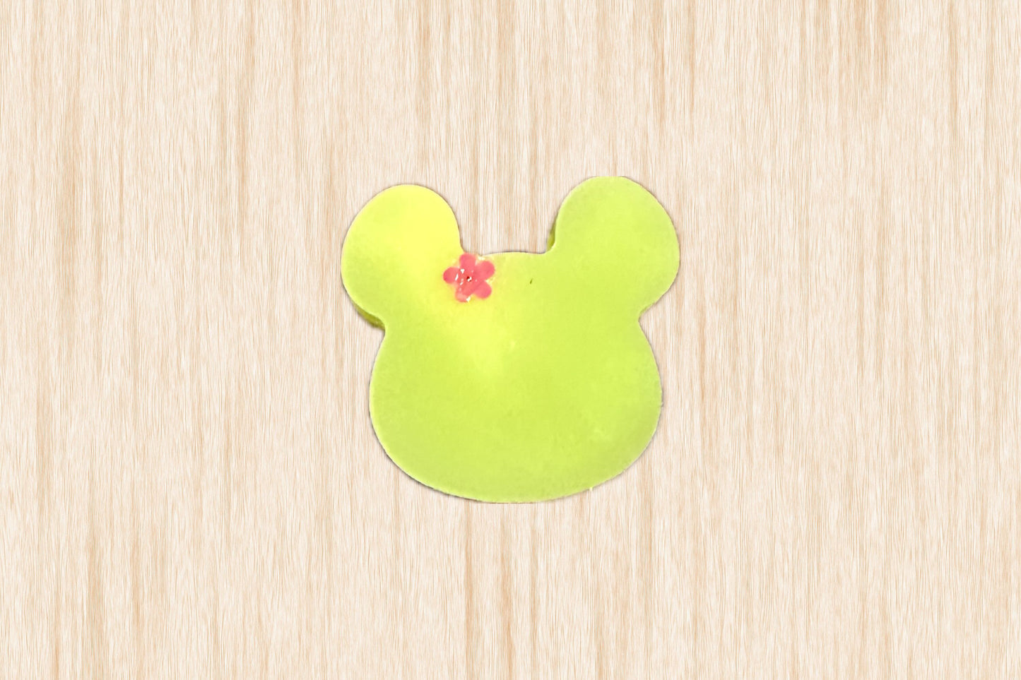 Flowered Bear Straw Hugger