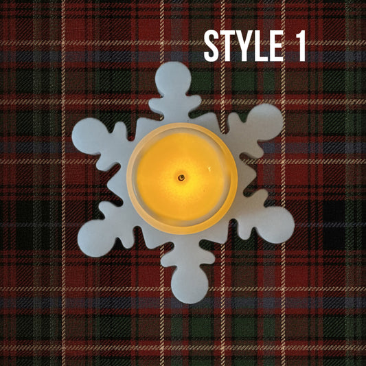 Snowflake Candle Holder- Individual