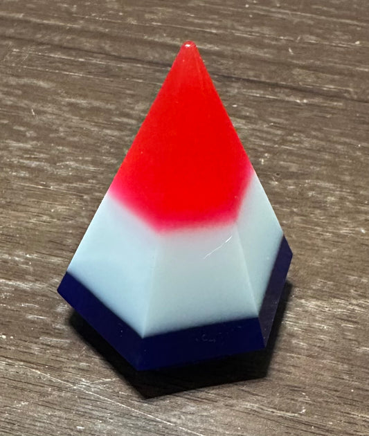 Small Red White and Blue Diamond