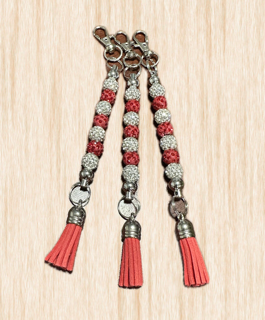 Candy cane Key chain