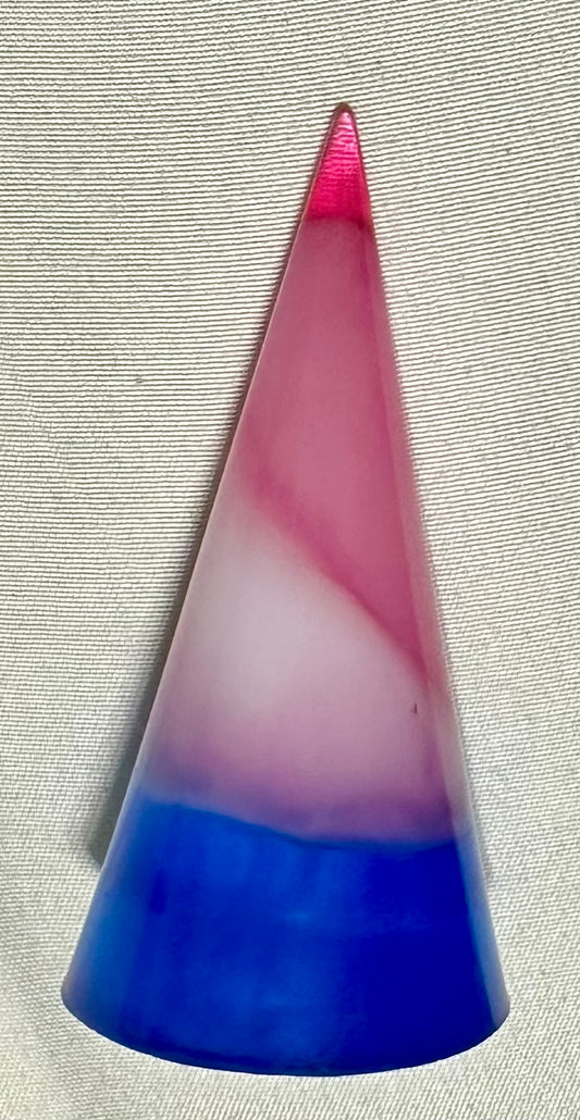 TYE-DYE red white and blue small cone