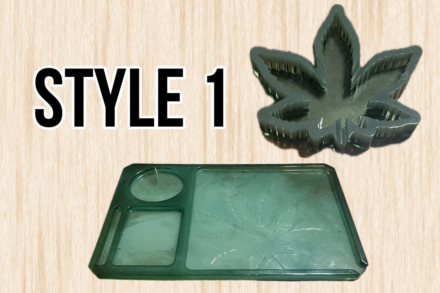 Rolling Tray with Ash Tray