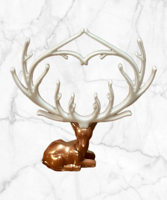 Antlered Deer Jewelry Stand